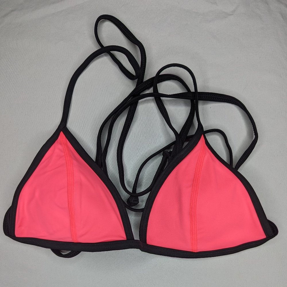Hot Pink Magenta Triangle Top Bikini Swim (S) PINK Victoria's Secret
